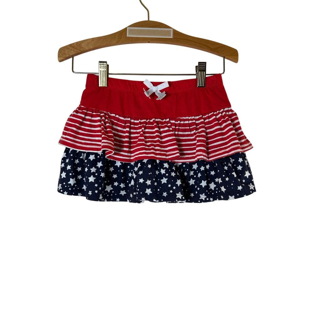 CYNTHIA ROWLEY Girl’s Patriotic Tiered Skort / Size: US: S 5/6